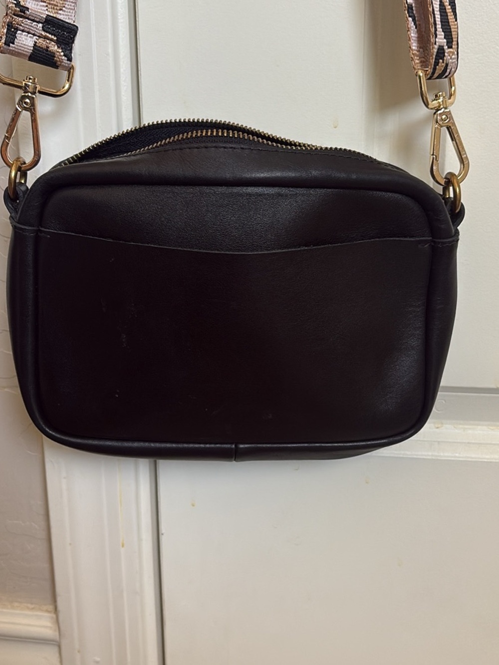 Madewell Black Crossbody Camera carabiner Bag